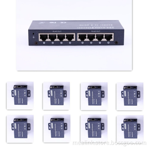 100m 1 to 8 VGA Extender